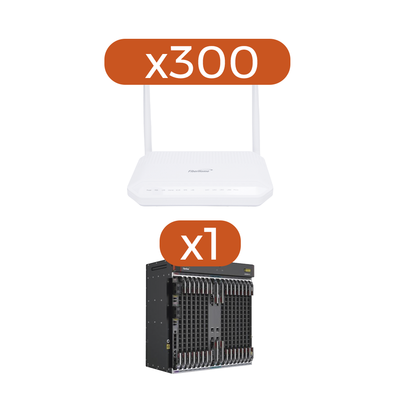 Kit 300 ONT´s AN1543D-KIT Rack 19