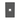 Placa de pared vertical CFP1BL Negro ABS 1 puerto 69.8 x