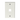 Placa de pared vertical CFP1IW color blanco mate 1 puerto