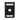 Placa de pared vertical CFPE1BLY color negro 1 puerto