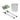 Kit de Operadores Hidráulicos FAAC-422-CBAC, 1.8m, 55 ciclos/h, 115Vac