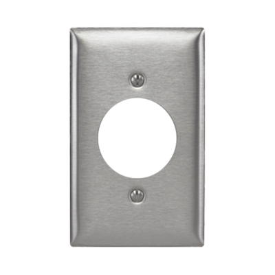 RACO HUB-SS-720 Placa Receptáculo Acero Inoxidable 20/30 A – Sensando