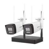 Kit ip inalámbrico NKS422W0H 2mp 4 canales 30 mts ir audio