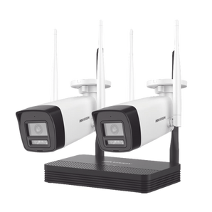 Kit ip inalámbrico NKS424W0H 4 megapíxeles 2 cámaras bala