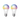 Foco inteligente multicolor TAPOL530E2PACK 110v 806 lúmenes