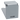 Módulo ciego CMBIG-X 1 espacio color gris tipo mini-com