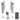 Kit de torniquete DS-K3B220-KIT 110220 vca acero inoxidable