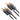 Cable de audio 2 RCA macho a macho 10519 3 metros cobre de