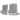 Soportes para puertas de garage AC-BOTTOM-X dimensiones