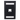 Placa de pared vertical CFPE1BLY color negro 1 puerto