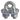 Abrazadera de acero forjado NUDO-316-FJG galvanizado por