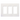 Placa de pared SC-3-SW Blanco 3 espacios Compatible con
