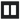 Placa de pared CW2BL 2 espacios color negro compatible con