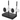 Kit ip inalámbrico NKS424WBH 4 megapixel 2 cámaras 30 mts