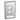 Placa de pared vertical NKF2S acero inoxidable 2 puertos