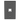 Placa de pared vertical CFP1BL Negro ABS 1 puerto 69.8 x