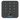 Lector de tarjetas NFC UA-G3-FLEX-B dimensiones 84 x 84 x