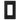 Placa de pared SC1MN 1 espacio color negro compatible con