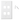Placa de pared LP-FP-19 4 puertos vertical color blanco