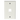 Placa de pared vertical CFP1IW color blanco mate 1 puerto