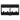 Placa modular CFFP4BL 4 puertos mini-com ABS negro