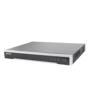 NVR 8 Megapixel (4K) / 32 canales / 16 Puertos PoE+ / Soporta Cámaras con AcuSense / Hik-Connect / 2 Bahías de Disco Duro / Swtich PoE 300 mts / HDMI en 4K