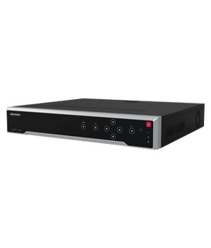 [Doble Poder de Decodificación] NVR 32 Megapixel (8K) / 32 Canales IP / 16 Puertos PoE+ / AcuSense / ANPR / Conteo de Personas / Heat Map / 4 Bahías de Disco Duro / HDMI en 8K / Soporta POS / Alarmas I/O